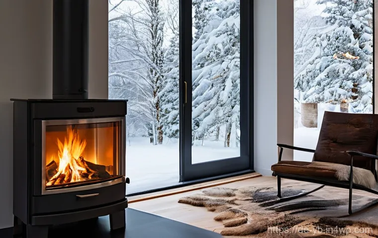 마이크로 하우스의 겨울철 난방 팁 - **Prompt:** A charming and robust micro-house exterior nestled in a pristine, snow-covered landscape...